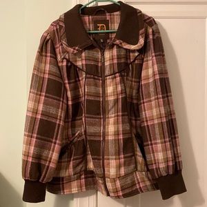 Dollhouse plaid jacket 3x